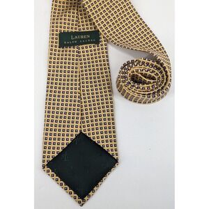 👌🏽Lauren Ralph Lauren Green Label Textured Geometric Tie Hand Finished LRL 56"